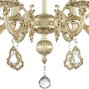 Люстра Arti Lampadari Falcone Falcone E 1.1.6.600 CG цвет плафона/подвески Прозрачный, цвет арматуры Золото-3