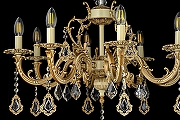 Люстра Arti Lampadari Falcone Falcone E 1.1.8.600 CG цвет плафона/подвески Прозрачный, цвет арматуры Золото-4