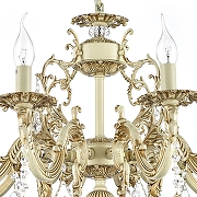 Люстра Arti Lampadari Falcone Falcone E 1.1.8.600 CG цвет плафона/подвески Прозрачный, цвет арматуры Золото-6