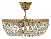 Люстра на штанге Arti Lampadari Favola Gold Favola E 1.3.30.101 G цвет плафона/подвески Прозрачный, цвет арматуры Золото