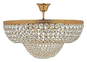 Люстра на штанге Arti Lampadari Favola Favola E 1.3.50.502 G цвет плафона/подвески Прозрачный, цвет арматуры Золото
