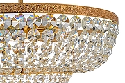Люстра на штанге Arti Lampadari Favola Favola E 1.3.50.502 G цвет плафона/подвески Прозрачный, цвет арматуры Золото-4