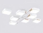 Люстра Ambrella Light FL FL4888 цвет плафона/подвески Белый, цвет арматуры Белый, Коричневый-1