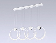 Люстра Ambrella Light FL FL10598 цвет плафона/подвески Белый, Прозрачный, цвет арматуры Белый, Хром-3