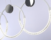 Люстра Ambrella Light FL FL10598 цвет плафона/подвески Белый, Прозрачный, цвет арматуры Белый, Хром-4