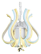 Люстра Ambrella Light FL FL112 цвет плафона/подвески Белый, Прозрачный, цвет арматуры Белый-1