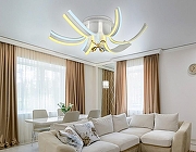 Люстра Ambrella Light FL FL146 цвет плафона/подвески Белый, Прозрачный, цвет арматуры Белый-2