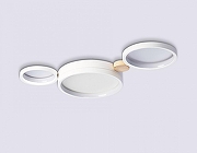 Люстра Ambrella Light FL FL4812 цвет плафона/подвески Белый, цвет арматуры Белый, Коричневый-1