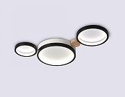 Люстра Ambrella Light FL FL4814 цвет плафона/подвески Белый, Черный, цвет арматуры Коричневый, Черный-4