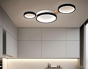 Люстра Ambrella Light FL FL4814 цвет плафона/подвески Белый, Черный, цвет арматуры Коричневый, Черный-8