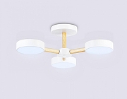 Люстра на штанге Ambrella Light FL FL4821 цвет плафона/подвески Белый, цвет арматуры Белый, Коричневый-3