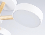 Люстра на штанге Ambrella Light FL FL4821 цвет плафона/подвески Белый, цвет арматуры Белый, Коричневый-7