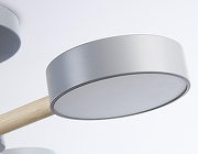 Люстра на штанге Ambrella Light FL FL4822 цвет плафона/подвески Серый, цвет арматуры Коричневый, Серый-6