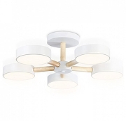 Люстра на штанге Ambrella Light FL FL4825 цвет плафона/подвески Белый, цвет арматуры Белый, Коричневый