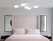 Люстра на штанге Ambrella Light FL FL4834 цвет плафона/подвески Белый, цвет арматуры Белый, Коричневый-8