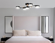 Люстра на штанге Ambrella Light FL FL4835 цвет плафона/подвески Черный, цвет арматуры Коричневый, Черный-6