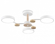 Люстра на штанге Ambrella Light FL FL4855 цвет плафона/подвески Белый, цвет арматуры Белый, Коричневый