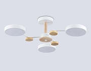 Люстра на штанге Ambrella Light FL FL4855 цвет плафона/подвески Белый, цвет арматуры Белый, Коричневый-4