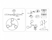 Люстра на штанге Ambrella Light FL FL4857 цвет плафона/подвески Черный, цвет арматуры Коричневый, Черный-7
