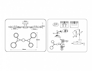 Люстра на штанге Ambrella Light FL FL4858 цвет плафона/подвески Белый, цвет арматуры Белый, Коричневый-8