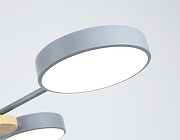 Люстра на штанге Ambrella Light FL FL4859 цвет плафона/подвески Серый, цвет арматуры Коричневый, Серый-5