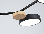 Люстра на штанге Ambrella Light FL FL4860 цвет плафона/подвески Черный, цвет арматуры Коричневый, Черный-6