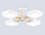 Люстра на штанге Ambrella Light FL FL4879 цвет плафона/подвески Белый, цвет арматуры Белый, Коричневый-1