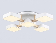 Люстра Ambrella Light FL FL4881 цвет плафона/подвески Белый, цвет арматуры Белый, Коричневый-2