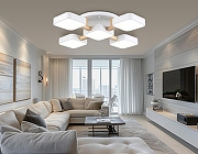 Люстра Ambrella Light FL FL4881 цвет плафона/подвески Белый, цвет арматуры Белый, Коричневый-6