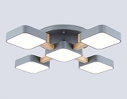 Люстра Ambrella Light FL FL4882 цвет плафона/подвески Серый, цвет арматуры Коричневый, Серый-1