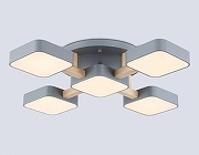 Люстра Ambrella Light FL FL4882 цвет плафона/подвески Серый, цвет арматуры Коричневый, Серый-2