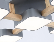 Люстра Ambrella Light FL FL4882 цвет плафона/подвески Серый, цвет арматуры Коричневый, Серый-5