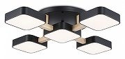Люстра Ambrella Light FL FL4883 цвет плафона/подвески Черный, цвет арматуры Коричневый, Черный