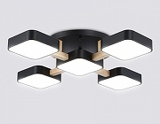 Люстра Ambrella Light FL FL4883 цвет плафона/подвески Черный, цвет арматуры Коричневый, Черный-1