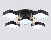 Люстра Ambrella Light FL FL4883 цвет плафона/подвески Черный, цвет арматуры Коричневый, Черный-3