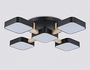 Люстра Ambrella Light FL FL4883 цвет плафона/подвески Черный, цвет арматуры Коричневый, Черный-4