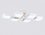 Люстра Ambrella Light FL FL4886 цвет плафона/подвески Белый, цвет арматуры Белый, Коричневый-3