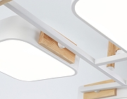 Люстра Ambrella Light FL FL4886 цвет плафона/подвески Белый, цвет арматуры Белый, Коричневый-5