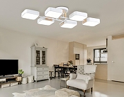 Люстра Ambrella Light FL FL4886 цвет плафона/подвески Белый, цвет арматуры Белый, Коричневый-6