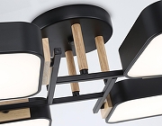 Люстра Ambrella Light FL FL4887 цвет плафона/подвески Черный, цвет арматуры Коричневый, Черный-6