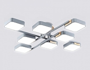 Люстра Ambrella Light FL FL4889 цвет плафона/подвески Серый, цвет арматуры Коричневый, Серый-1