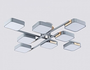 Люстра Ambrella Light FL FL4889 цвет плафона/подвески Серый, цвет арматуры Коричневый, Серый-4