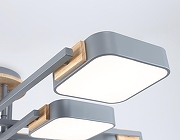 Люстра Ambrella Light FL FL4889 цвет плафона/подвески Серый, цвет арматуры Коричневый, Серый-5