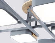 Люстра Ambrella Light FL FL4889 цвет плафона/подвески Серый, цвет арматуры Коричневый, Серый-6