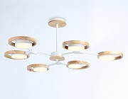 Люстра на штанге Ambrella Light FL FL51615 цвет плафона/подвески Белый, Бежевый, цвет арматуры Белый, Коричневый-2