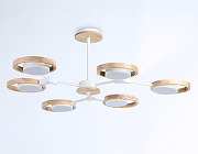 Люстра на штанге Ambrella Light FL FL51615 цвет плафона/подвески Белый, Бежевый, цвет арматуры Белый, Коричневый-4