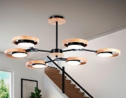 Люстра на штанге Ambrella Light FL FL51619 цвет плафона/подвески Коричневый, Черный, цвет арматуры Коричневый, Черный-8