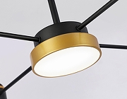 Люстра на штанге Ambrella Light FL FL51632 цвет плафона/подвески Черный, цвет арматуры Золото, Черный-9