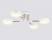 Люстра на штанге Ambrella Light FL FL516331 цвет плафона/подвески Белый, Золото, цвет арматуры Белый, Золото-2