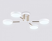 Люстра на штанге Ambrella Light FL FL516331 цвет плафона/подвески Белый, Золото, цвет арматуры Белый, Золото-3
